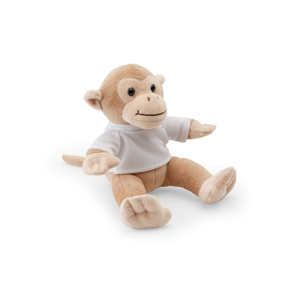 MONKY - Peluche a forma di scimmia con maglietta - Cod. 98159