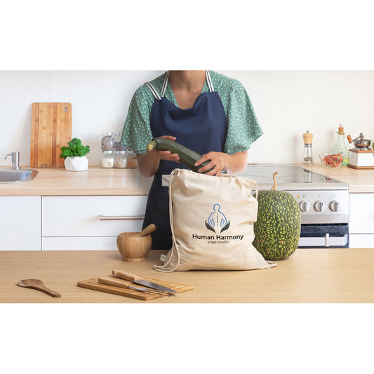 BELIZE - Zaino a Sacca 100% Cotone Biologico (140 g/m²) - Cod. 92527