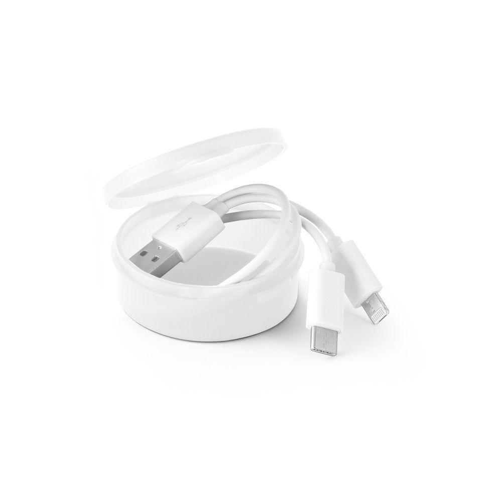 EMMY - Cavetto USB 3 in 1 in ABS e PVC - Cod. 97153