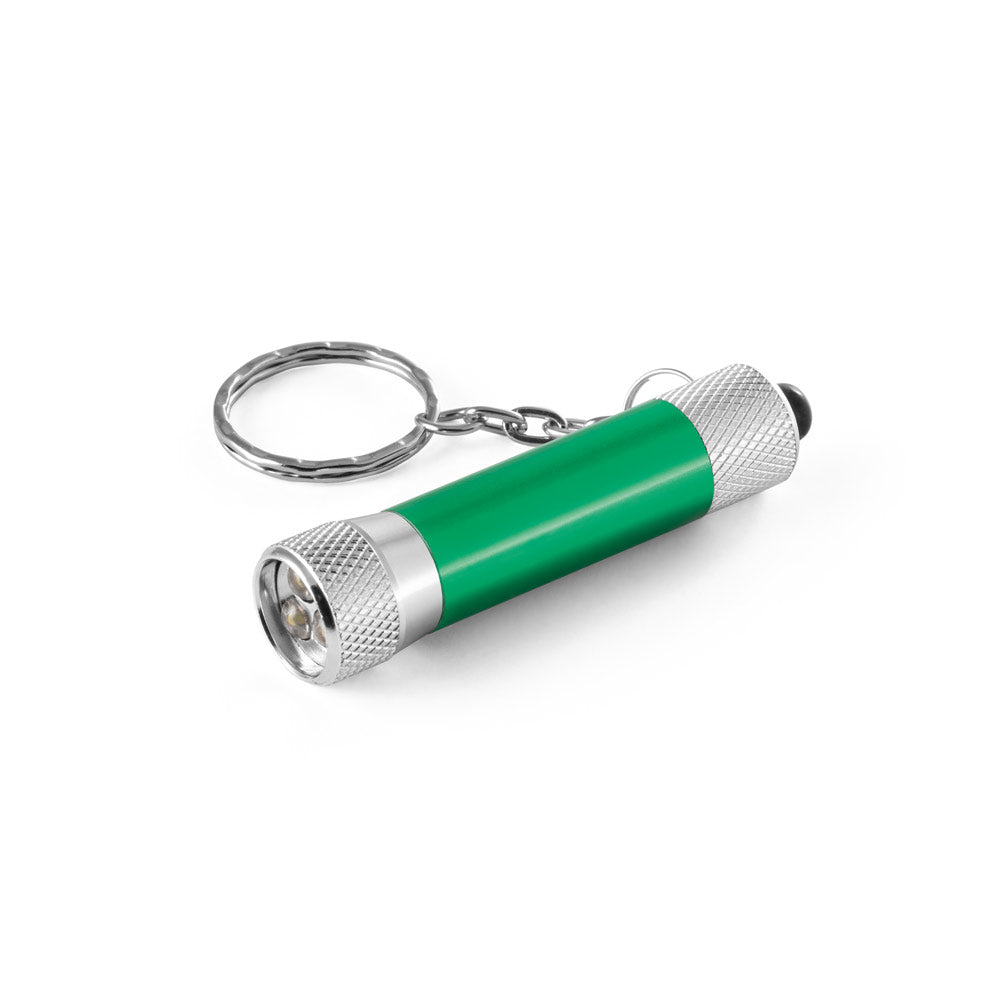 RE-LERGAN - Portachiavi in Alluminio con Torcia LED a 3 Luci - Cod. 95092