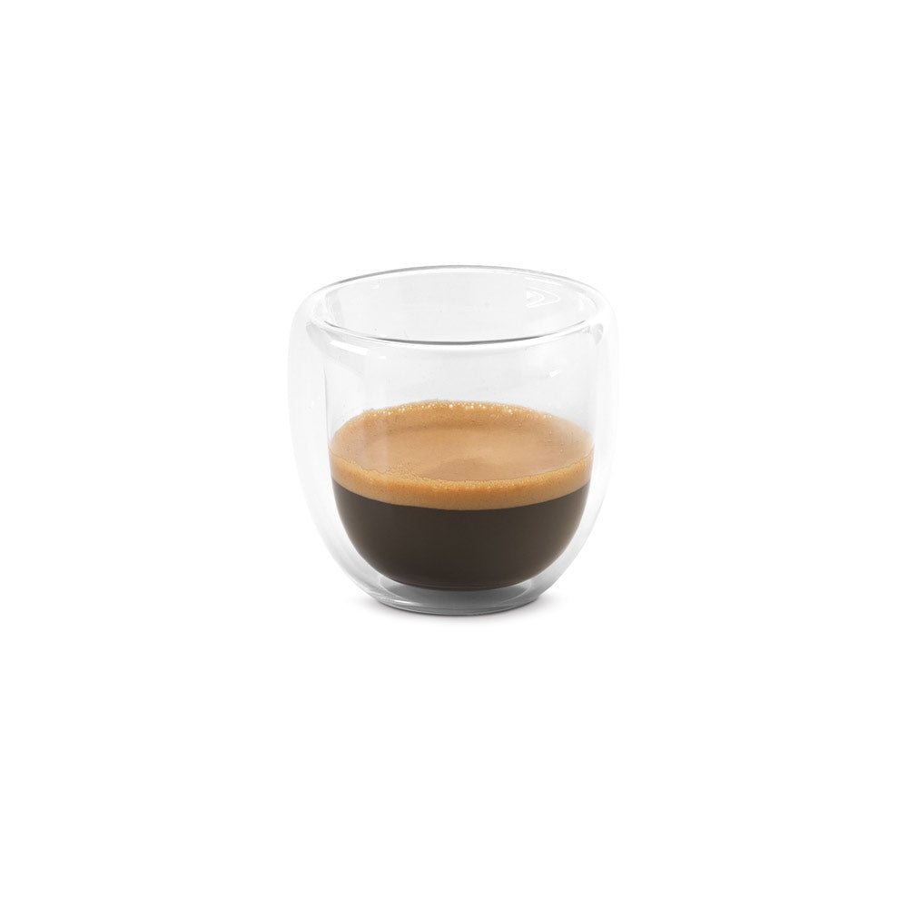 EXPRESSO - Set da Caffè in Vetro Borosilicato - 2 Tazze 75mL - Cod. 93873