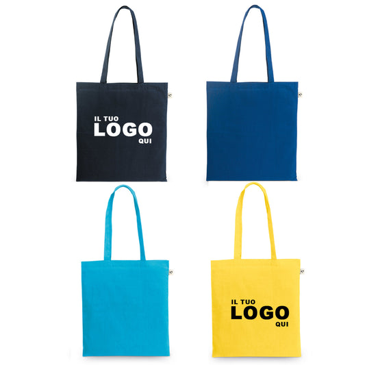 BRAZIL 2 - 150 g/m² - Shopper in Cotone Riciclato e rPET - Cod. 02-00102