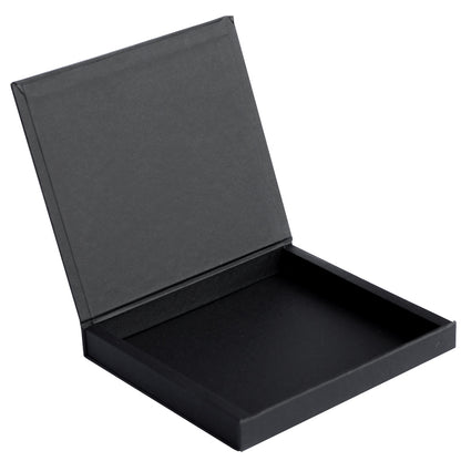10x10x2,5cm - Scatola Premium Rivestita in Carta Liscia Bianca o Colorata