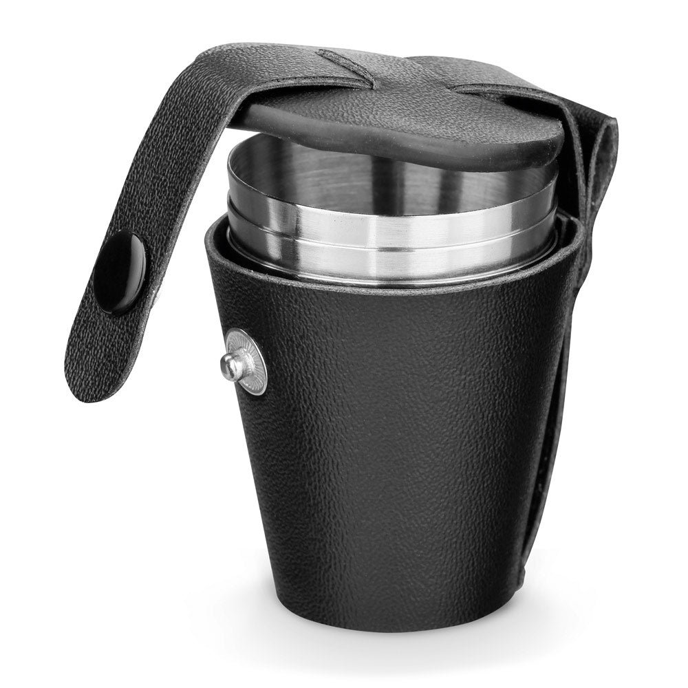 HIMALAYAS - Set di 4 Bicchieri en Acciaio Inossidabile 25mL - Cod. 94664