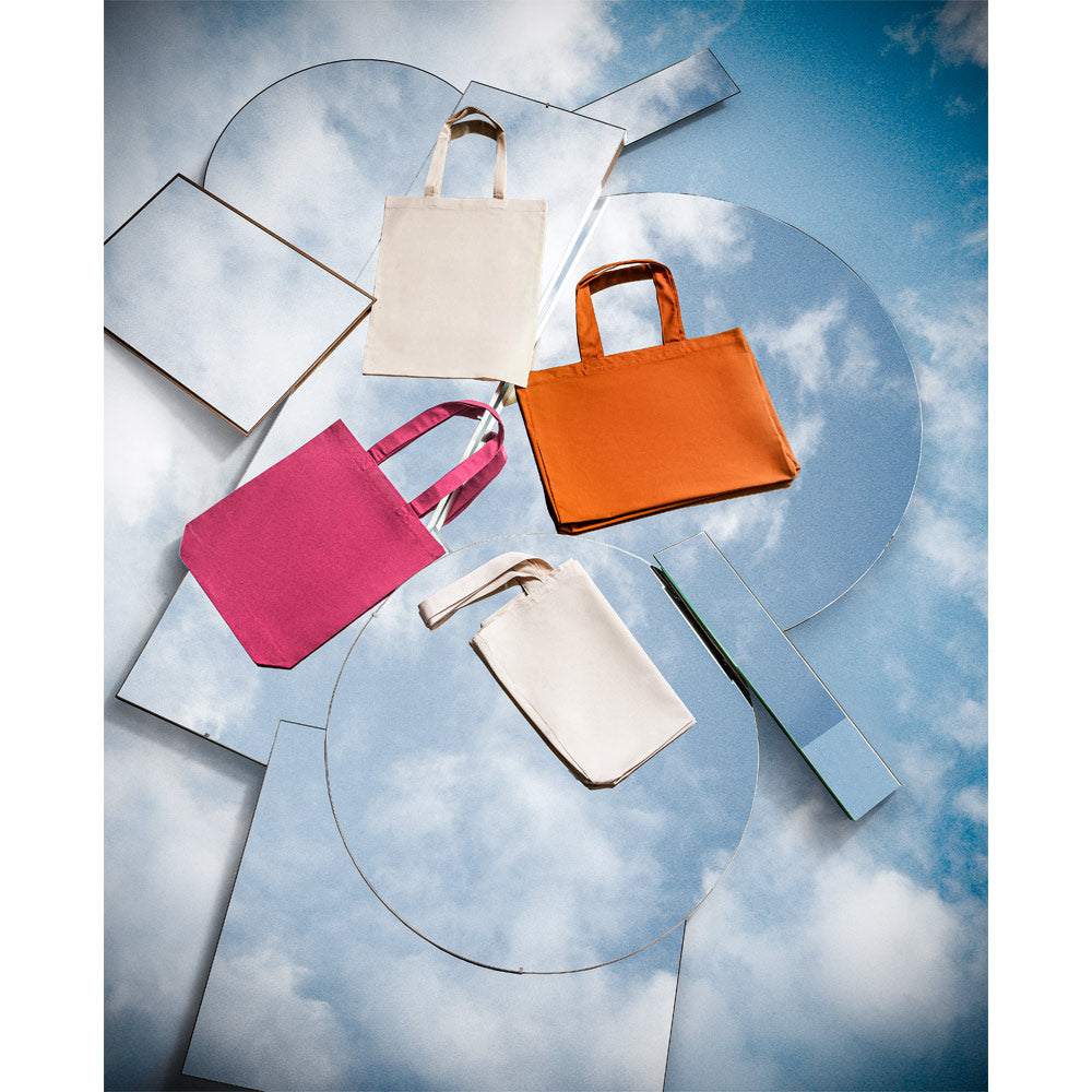 MERIDA - Borsa (220 g/m²) in cotone (50%), cotone riciclato (30%) e poliestere (20% rPET) - Cod. 92326