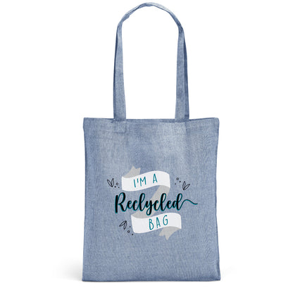 RYNEK - Borsa con cotone riciclato (70%), poliestere (30% rPET) (140 g/m²) - Cod. 92920