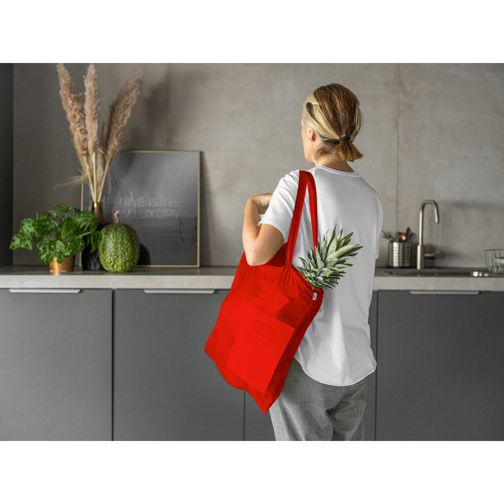 MAPUTO - Shopper in 190T poliestere riciclato (100% rPET) - Cod. 92929
