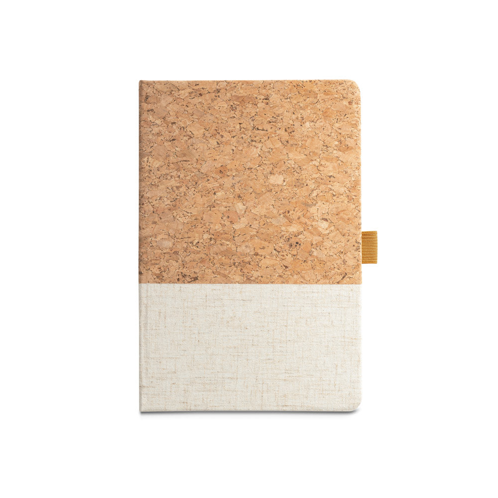 KAUFMAN - Quaderno A5 in Sughero e Lino con Pagine a Righe - Cod. 06-00004