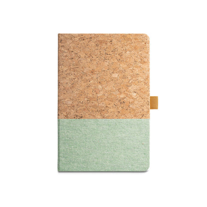KAUFMAN - Quaderno A5 in Sughero e Lino con Pagine a Righe - Cod. 06-00004