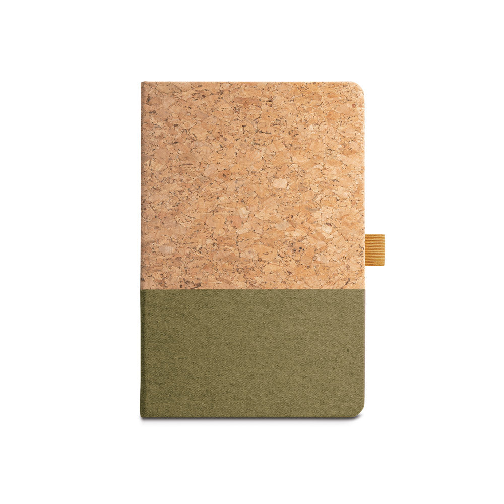 KAUFMAN - Quaderno A5 in Sughero e Lino con Pagine a Righe - Cod. 06-00004