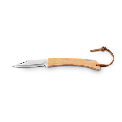 RANGER - Coltello con lama in acciaio inox e manico in bambù - Cod. 94367