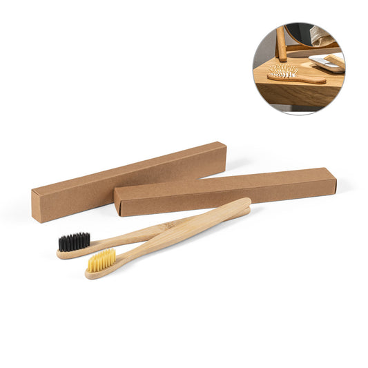 DELANY - Spazzolino con corpo in bambù e denti in nylon - Cod. 95056