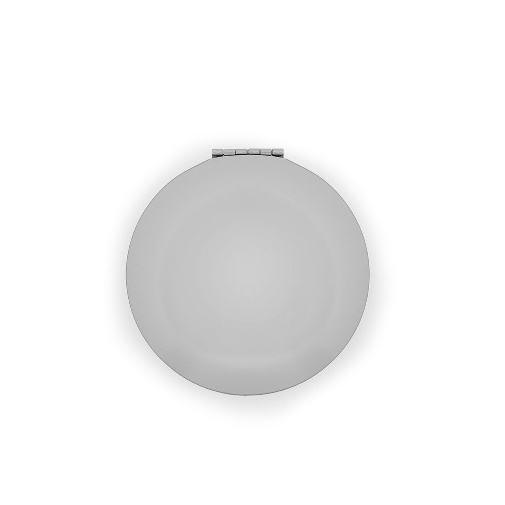 KAYLA - Specchio rotondo bifacciale in alluminio con chiusura magnetica - Cod. 95097