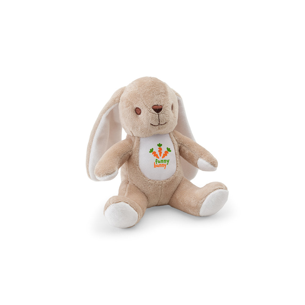 BUGS - Peluche in poliestere a forma di coniglio, con tessuto adatto alla personalizzazione - Cod. 98158