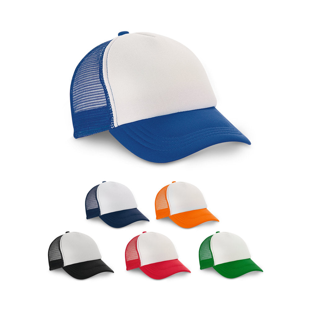 NICOLA - Cappellino in poliestere e rete (150 g/m²) - Cod. 99426