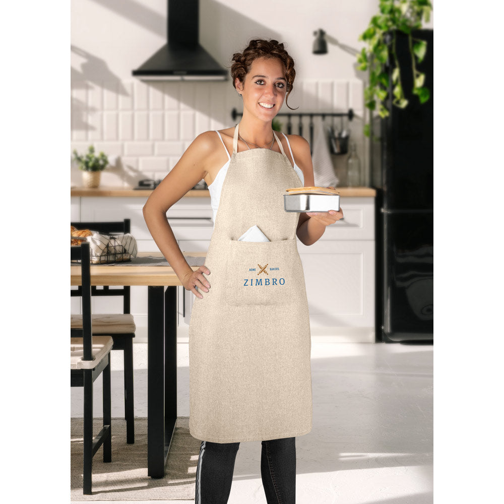 ZIMBRO - Grembiule con cotone riciclato (140 g/m²) - Cod. 99812