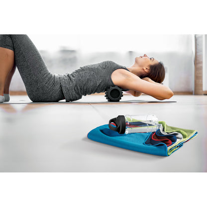 ARTX PLUS - Set di borraccia in PP e PET e asciugamano sportivo in poliammide e poliestere - Cod. 99967