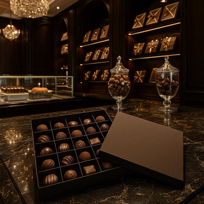 Scatola in Cartoncino con 25 Scomparti – 18,7 × 18,7 × 4 cm - Pacco da 10 pezzi