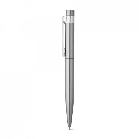 ALEXA - Penna in Acciaio Inossidabile (53% rSS) a Rotazione e Confezione a Sughero - Cod. 91779