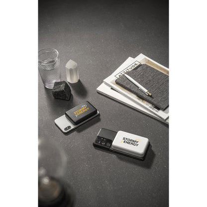 AMPERE 5 - Power Bank Magnetico da 5.000 mAh con Caricatore Wireless Superveloce da 15W - Cod. 97166