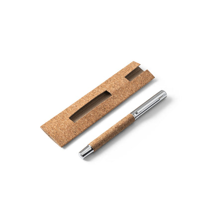 ANDREW - Penna a Roller con Corpo in Acciaio Inox (90% rSS) e Sughero - Cod. 91783