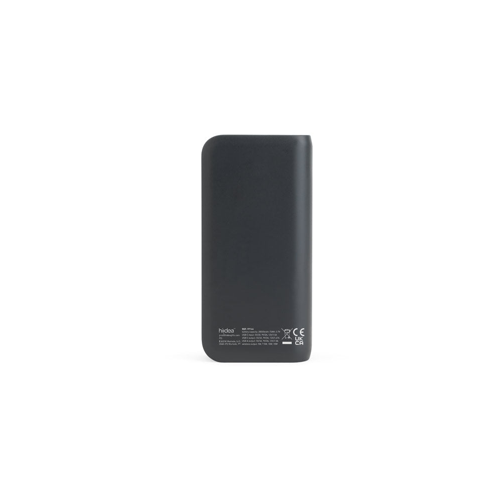 BECKER 20 - Power Bank da 20.000 mAh con Caricatore Wireless Superveloce da 15W - Cod. 97144