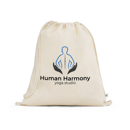 BELIZE - Zaino a Sacca 100% Cotone Biologico (140 g/m²) - Cod. 92527