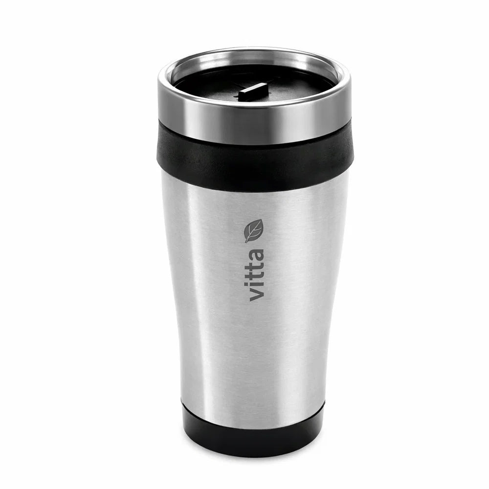 TIMOTHY - Bicchiere da Viaggio in Acciaio Inox 420mL - Cod. 01-00040