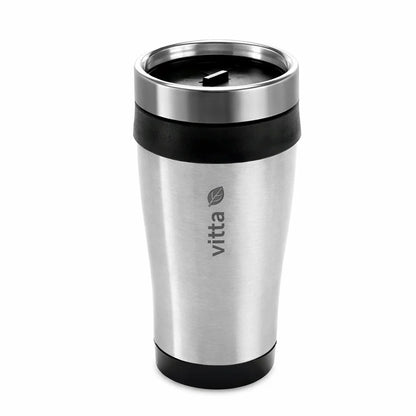 TIMOTHY - Bicchiere da Viaggio in Acciaio Inox 420mL - Cod. 01-00040