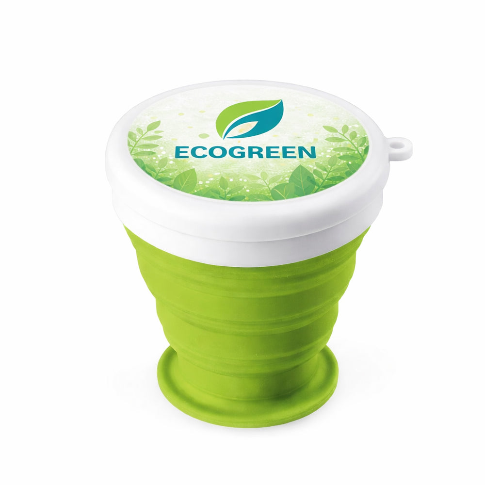 AMEUR - Bicchiere da Viaggio Pieghevole in Silicone 250mL - Cod. 01-00044