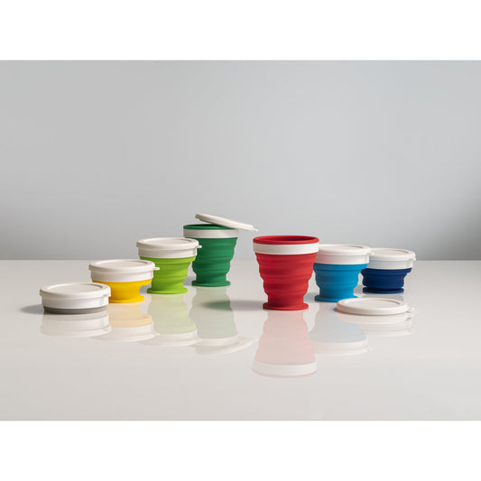 ASTRADA - Bicchiere da Viaggio Pieghevole in Silicone 250mL - Cod. 94762