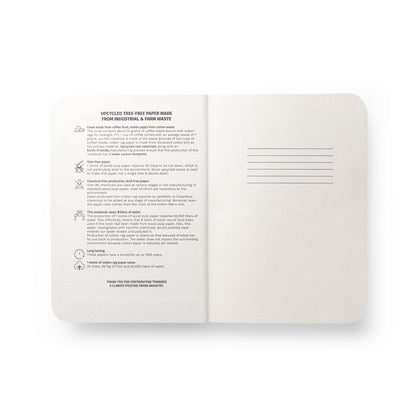 COFFEEPAD SEMI-RIGID - Quaderno A5 Copertina Semirigida Attraverso Gli Scarti Della Buccia di Caffé (65%) - Cod. 93289