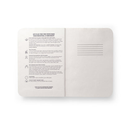 TEAPAD SEMI-RIGID - Taccuino A5 Ecologico Copertina SemirigidaTramite Gli Scarti Delle Foglie di Tè (65%) - Cod. 93290