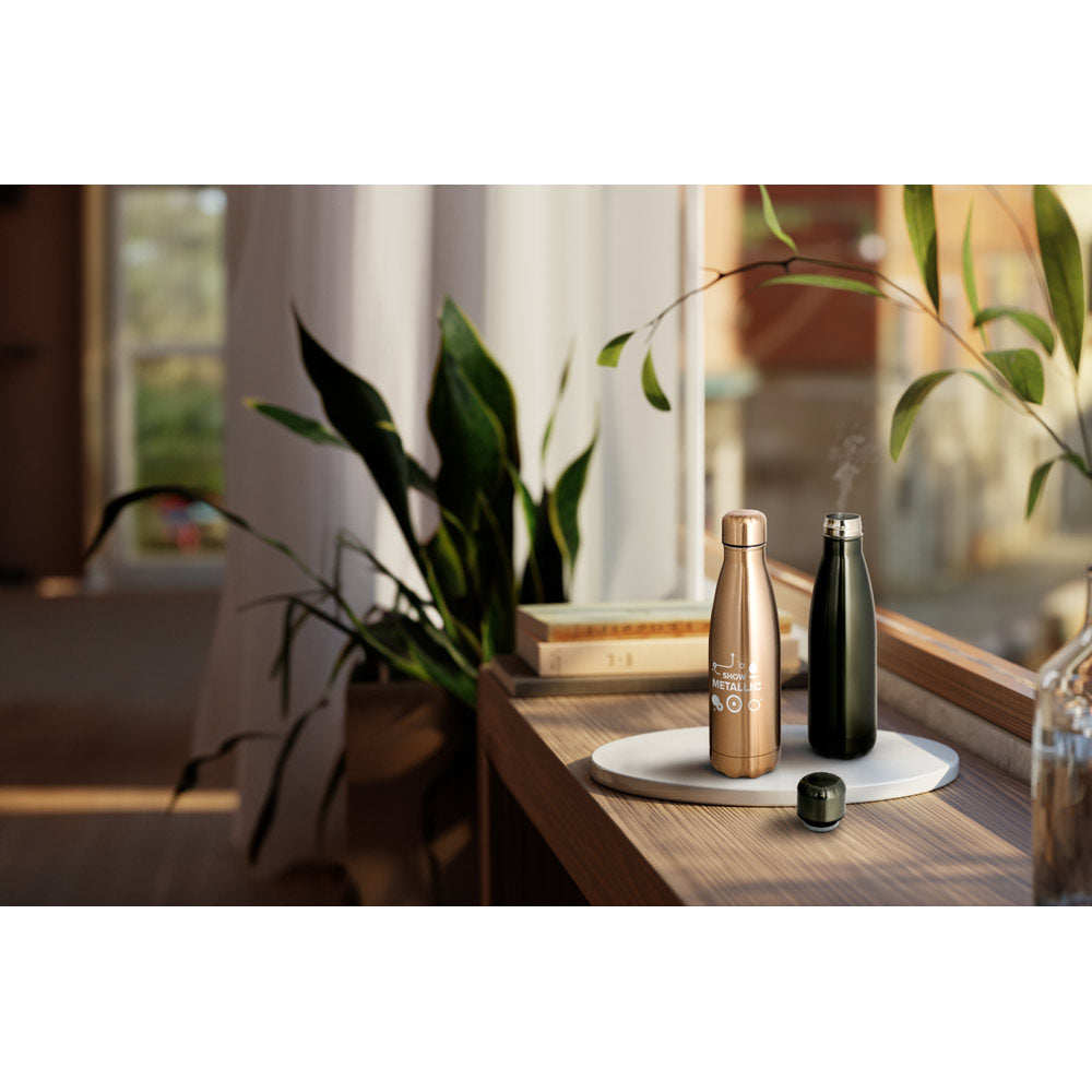 SHOW METALLIC - Borraccia Termica Metallica Opaca 510mL - Cod. 94335