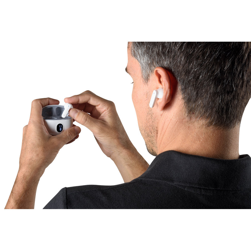 CAETANO - Auricolari Wireless con 4 Ore di Autonomia in ABS - Cod. 97188