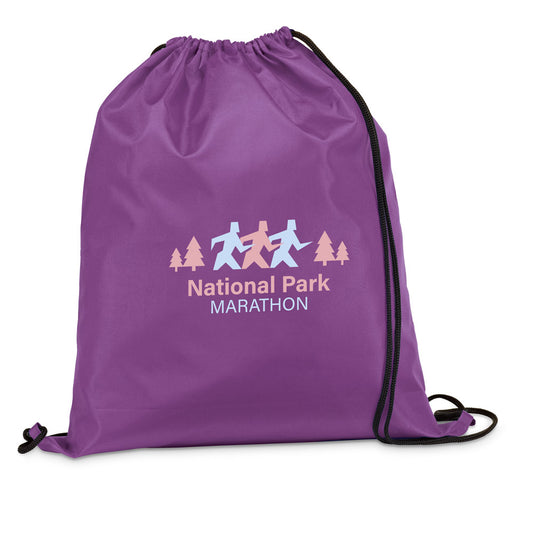 CARNABY - Zaino a Sacca in 210D con Cordoncini Neri - Cod. 92910