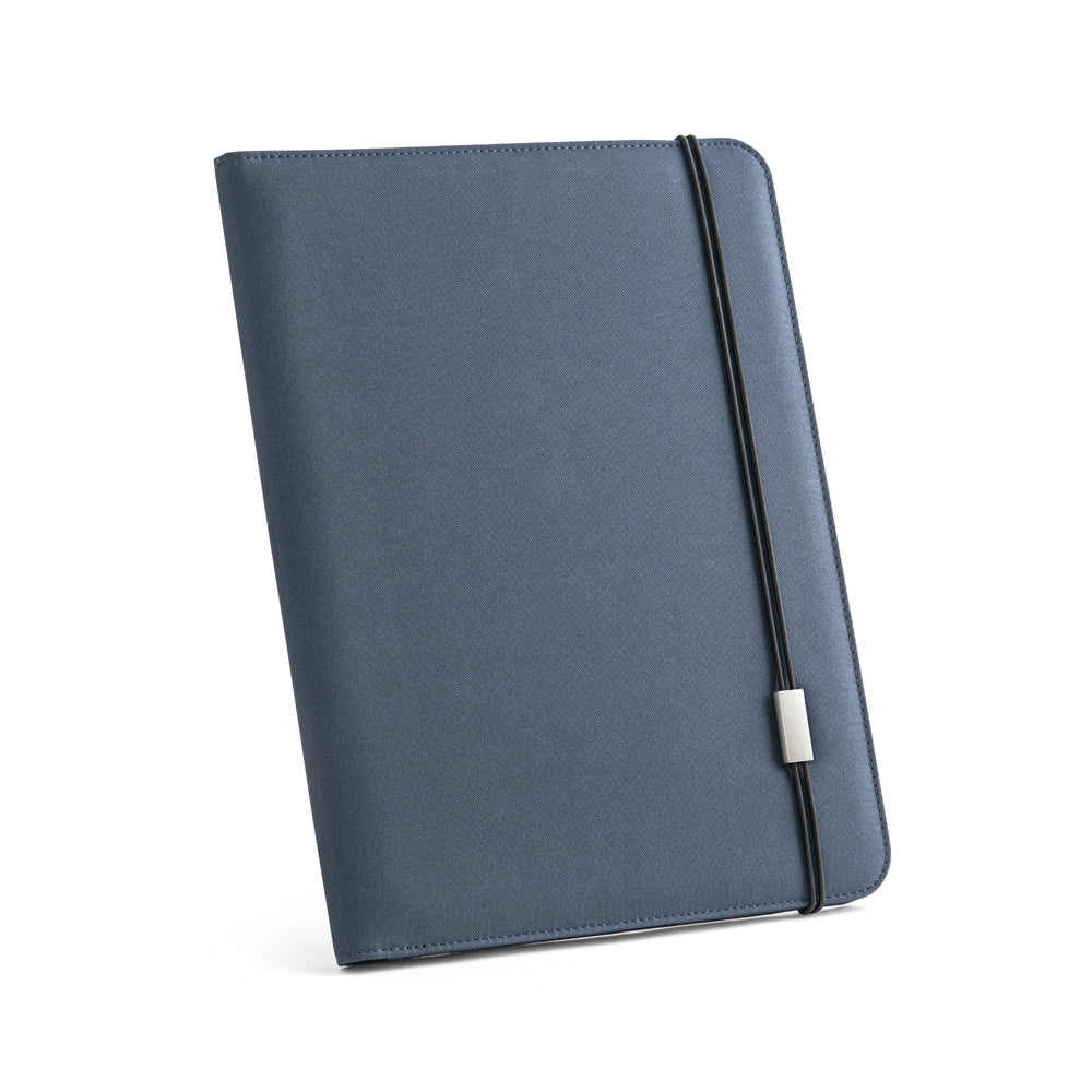 EMERGE FOLDER II - Cartella A4 in Poliestere Riciclato (100% rPET) 300D e Blocco Pagine a Righe - Cod. 93580