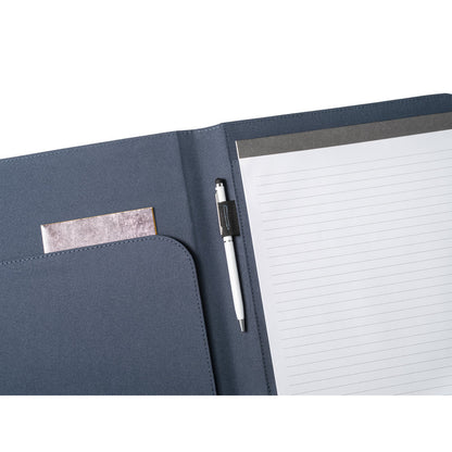 EMERGE FOLDER II - Cartella A4 in Poliestere Riciclato (100% rPET) 300D e Blocco Pagine a Righe - Cod. 93580