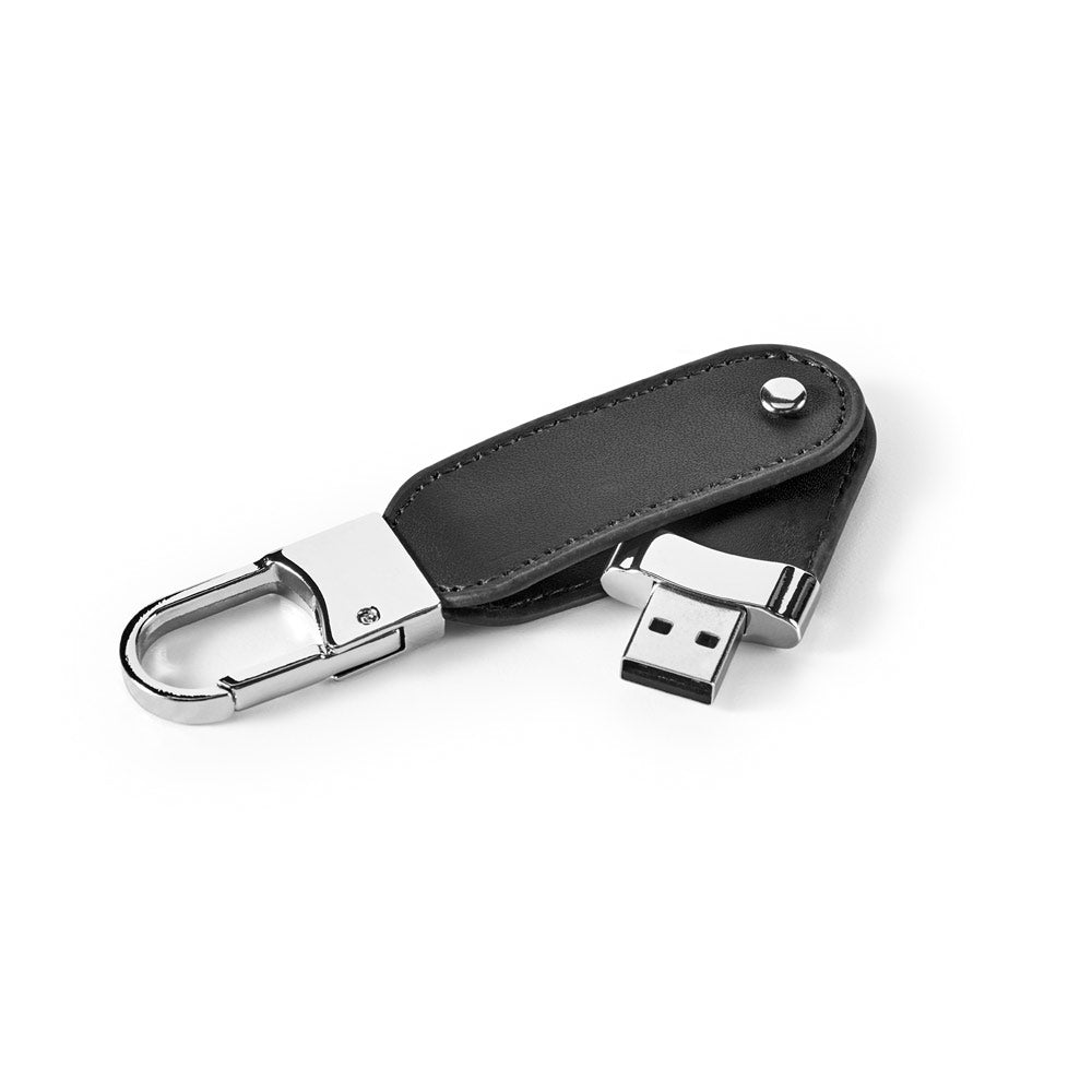 BRAGG 8GB - Chiavetta Memoria USB da 8 GB in PU e con Clip a Moschettone - Cod. 97438