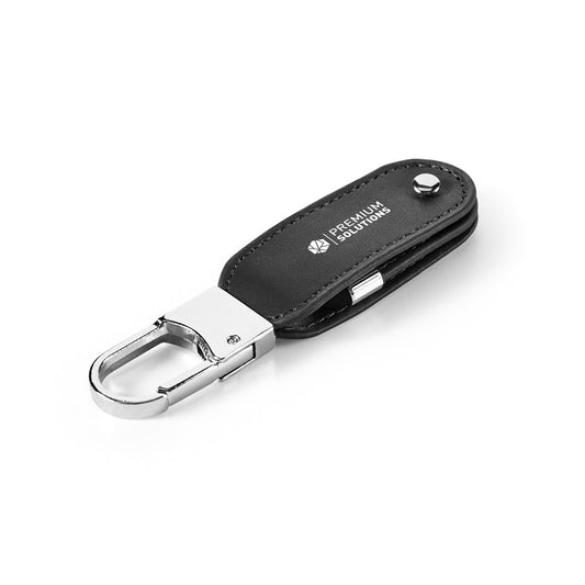 BRAGG 8GB - Chiavetta Memoria USB da 8 GB in PU e con Clip a Moschettone - Cod. 97438