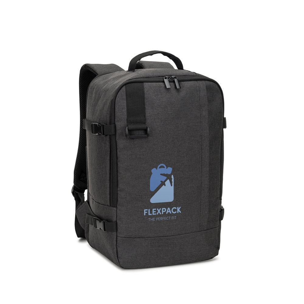 CIES - Zaino in 600D ad Alta Densità Sviluppato per Soddisfare le Dimensioni Richieste dalle Compagnie Aeree - Cod. 92361