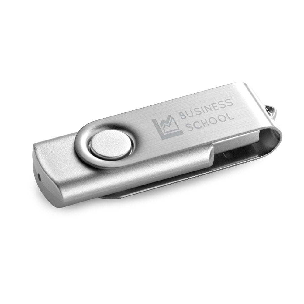 CLAUDIUS 4GB - Chiavetta USB da 4 GB con Clip in Metallo - Cod. 97548