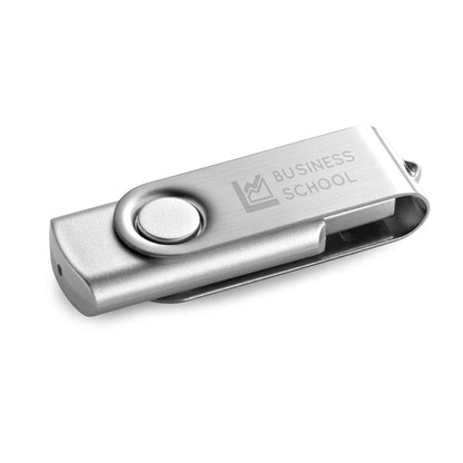 CLAUDIUS 4GB - Chiavetta USB da 4 GB con Clip in Metallo - Cod. 97548