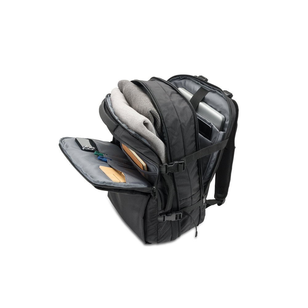 DALLAS - Zaino da Viaggio in Poliestere 600D Riciclato ad Alta Densità per Laptop da 17,3" - Cod. 92318