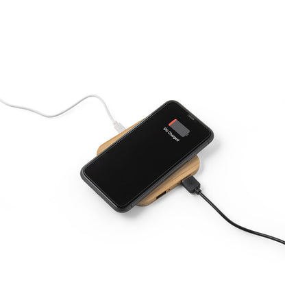 DALTON - Caricatore wireless Superfast 15W in Bambù - Cod. 97123