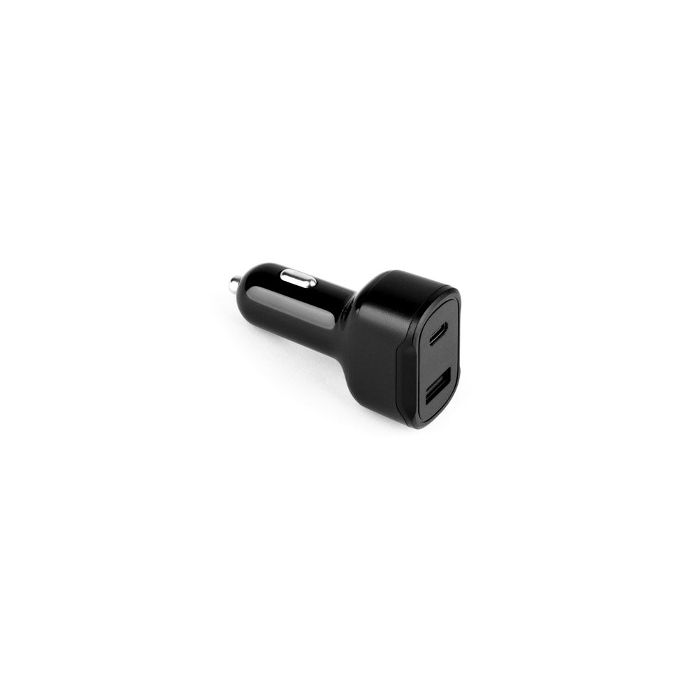 DIRAC - Adattatore per Accendisigari con Porta USB-A 18W e USB-C 20W - Cod. 97189