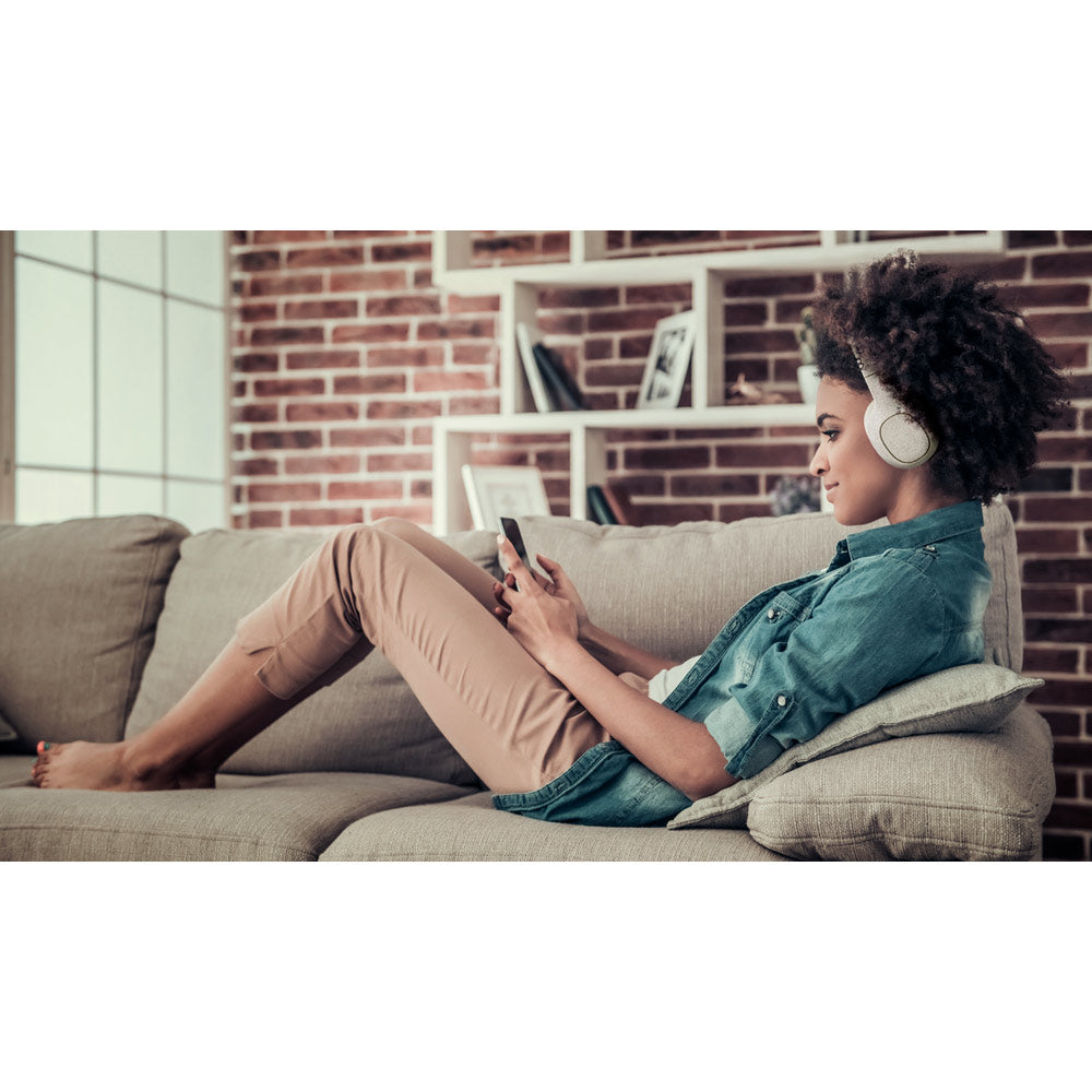 FEYNMAN - Cuffie Wireless Pieghevoli con Batteria di 4 Ore in Paglia di Grano - Cod. 97939