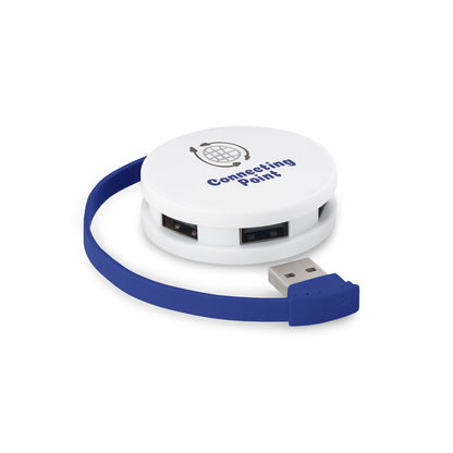 GARDNER - HUB 4 Porte con Cavo USB-A - Cod. 97357