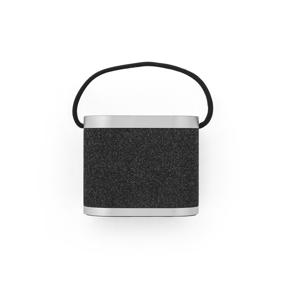 GUETTA - Altoparlante da 5W con Caricatore Wireless Superveloce da 15W e Autonomia di 2 ore in Bambù e PET - Cod. 97183