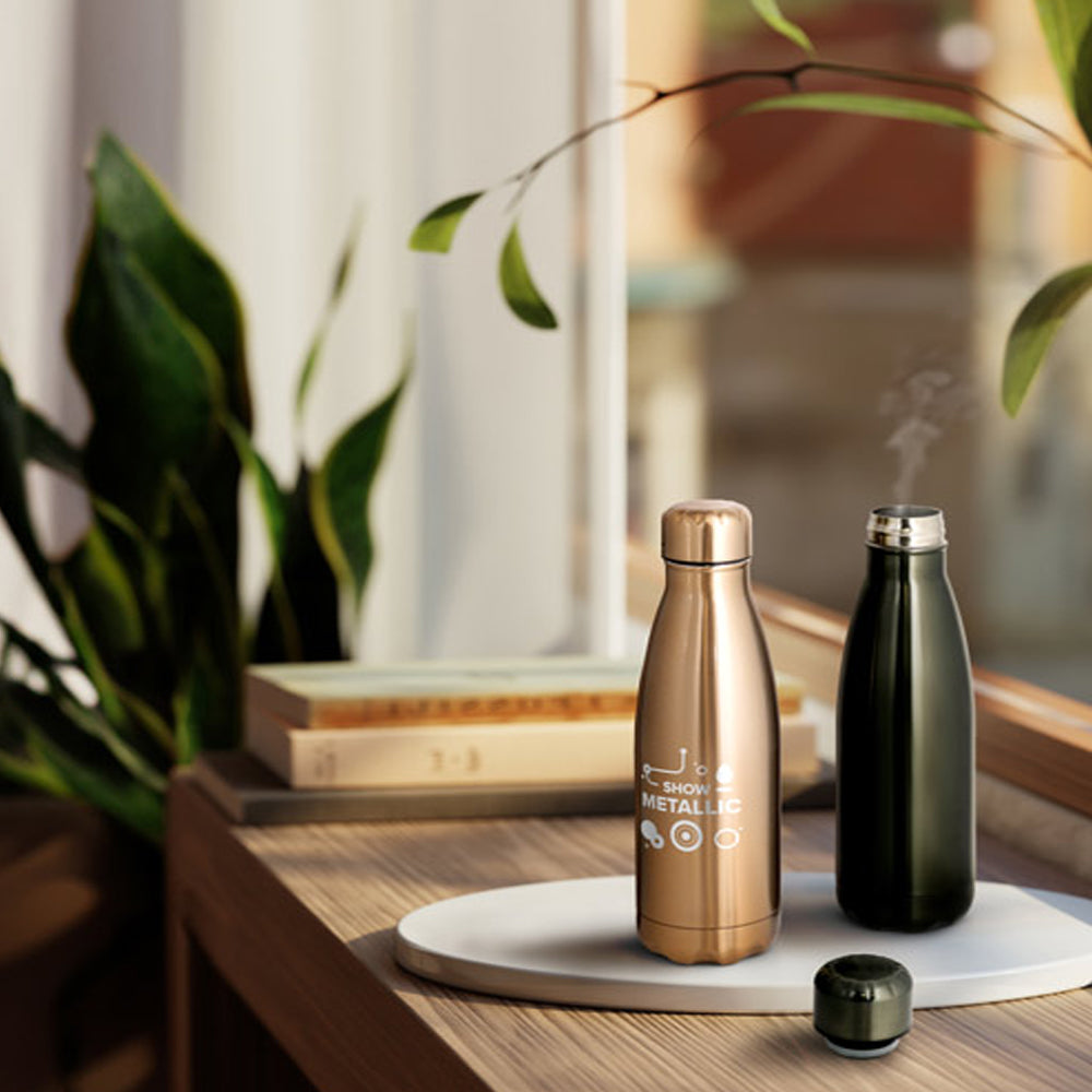 HENKEL METALLIC - Borraccia Termica Metallica Opaca 510mL - Cod. 01-00017